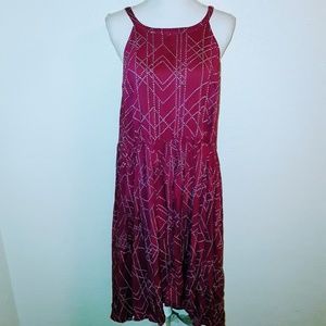 NWOT Torrid high neck hi lo hem keyhole back dress